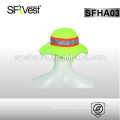 Hut mit 100% Polyester-Gewebe, hoch sichtbares reflektierendes Band und floreszierende Farbe